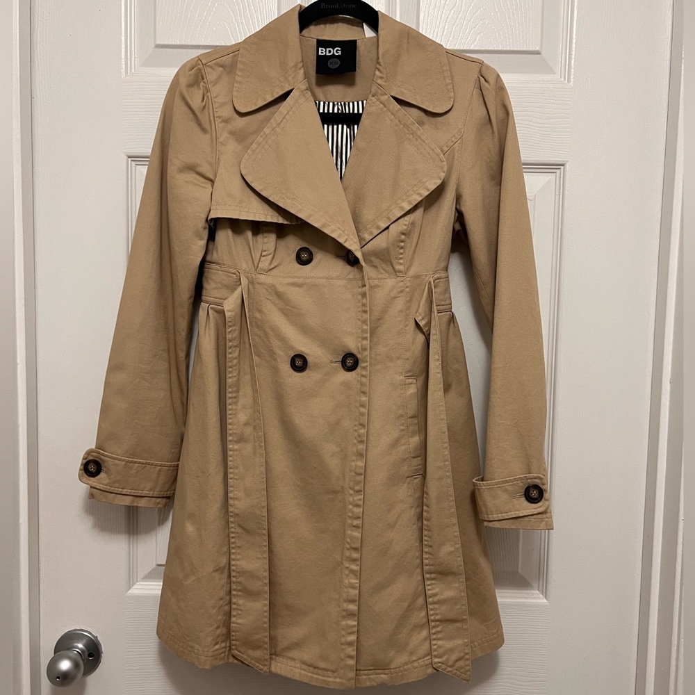 BDG Urban Outfitters Aline Trench Coat Size XS